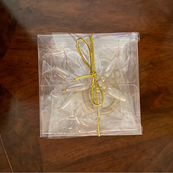 Set of 6 handmade beaded napkin rings napkin holders - Picture 6 of 6